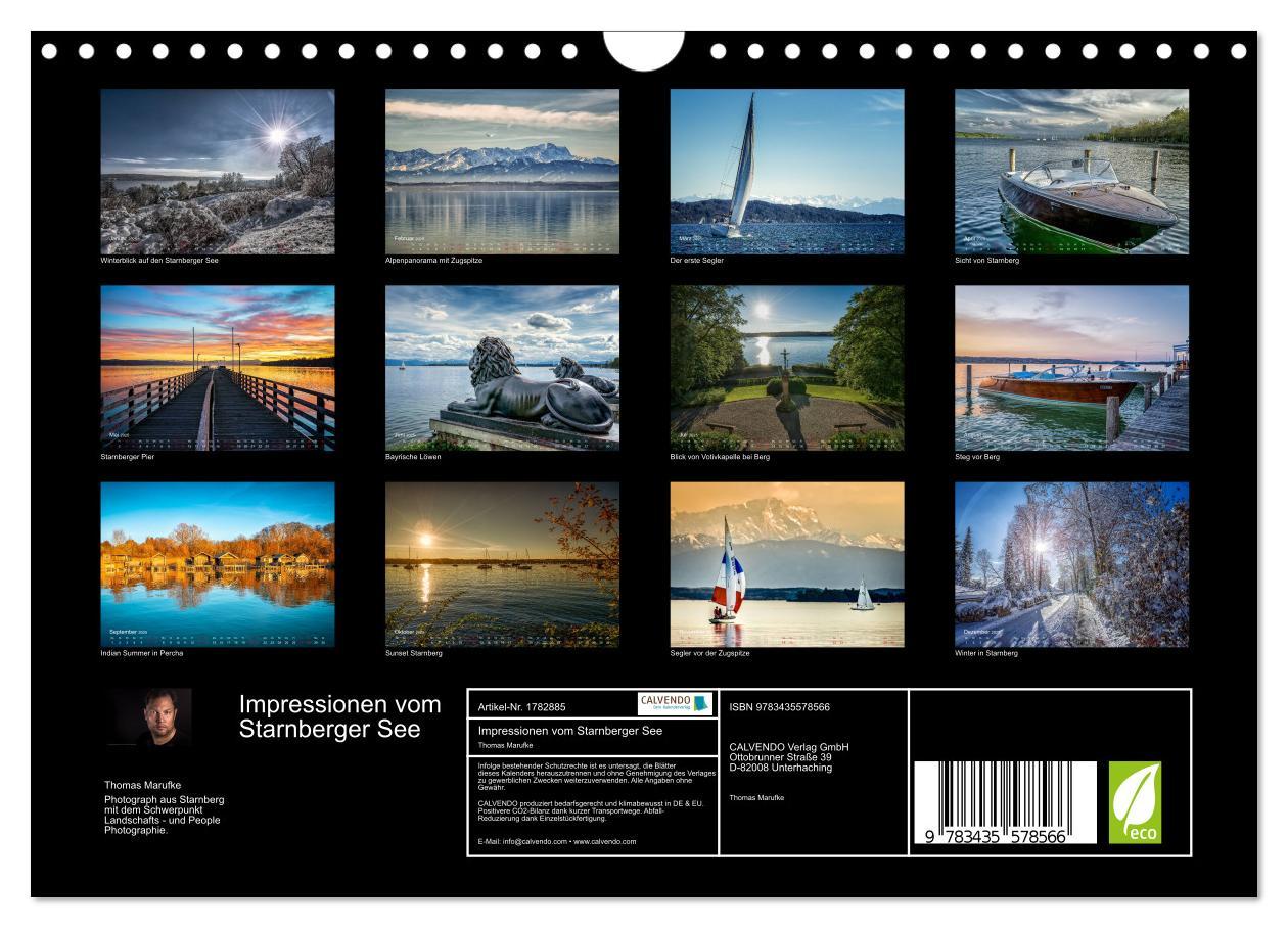 Bild: 9783435578566 | Impressionen vom Starnberger See (Wandkalender 2025 DIN A4 quer),...