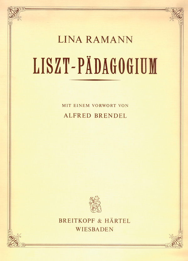 Cover: 9783765102233 | Liszt-Pädagogium | Reprint der Ausgabe Leipzig 1902 | Lina Ramann