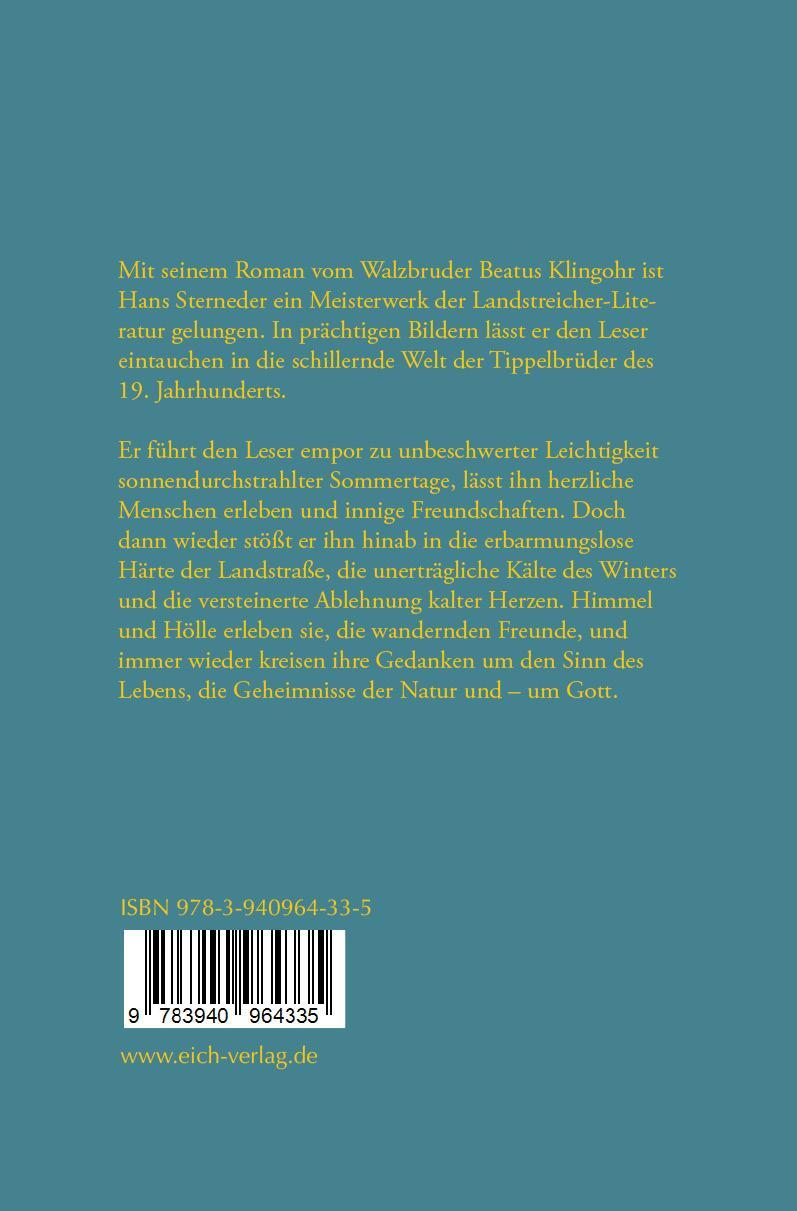 Rückseite: 9783940964335 | Der Sonnenbruder | Roman | Hans Sterneder | Taschenbuch | Deutsch