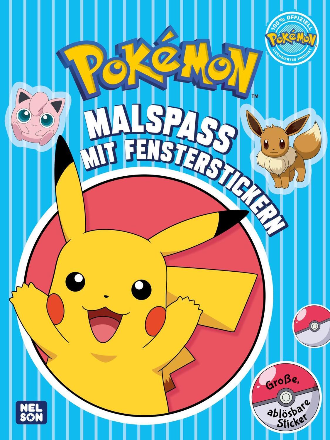 Cover: 9783845125046 | Pokémon Activity-Buch: Malspaß mit Fensterstickern | Taschenbuch