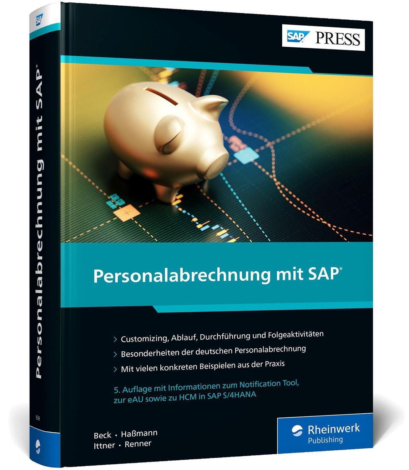 Cover: 9783836295499 | Personalabrechnung mit SAP | Angelika Beck (u. a.) | Buch | SAP Press