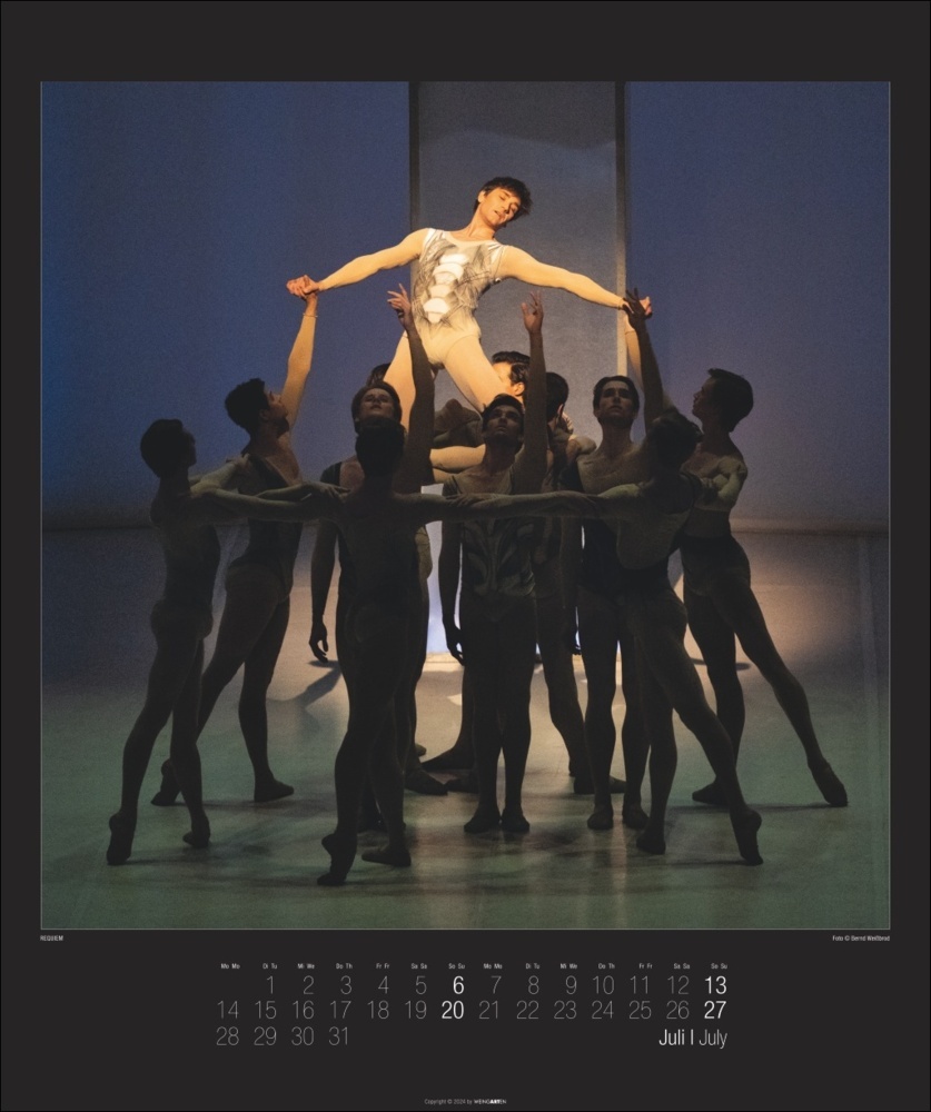 Bild: 9783839900109 | Stuttgarter Ballett Kalender 2025 | Tamas/Weißbrod, Bernd Detrich