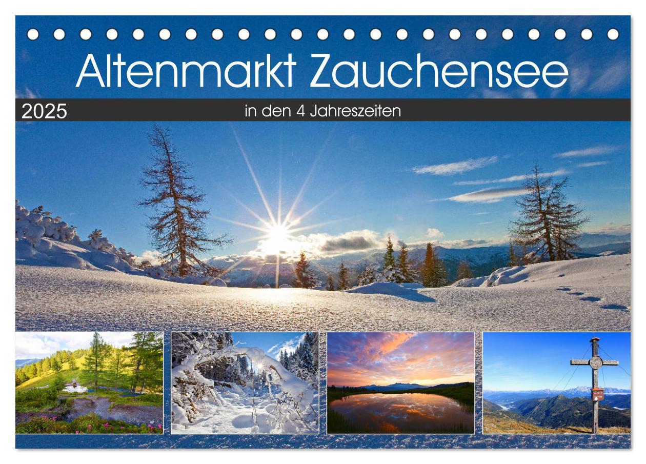 Cover: 9783435384839 | Altenmarkt Zauchensee (Tischkalender 2025 DIN A5 quer), CALVENDO...