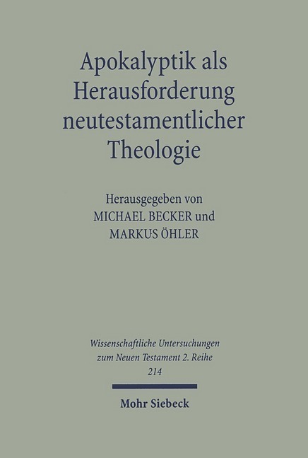 Cover: 9783161485923 | Apokalyptik als Herausforderung neutestamentlicher Theologie | Buch