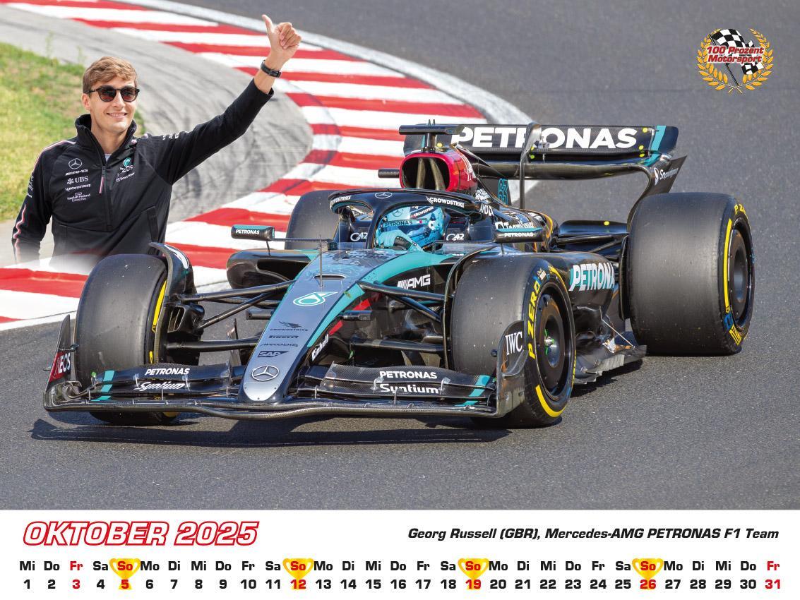 Bild: 9783948794675 | Formel 1 World Championship Kalender 2025 | Frank Pommer | Kalender