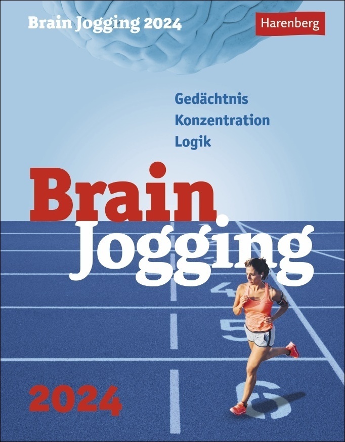 Cover: 9783840028854 | Brain Jogging Tagesabreißkalender 2024: Gedächtnis, Konzentration,...