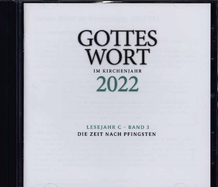 Cover: 9783429057152 | Gottes Wort im Kirchenjahr | Christoph Heinemann | CD-ROM | 2022