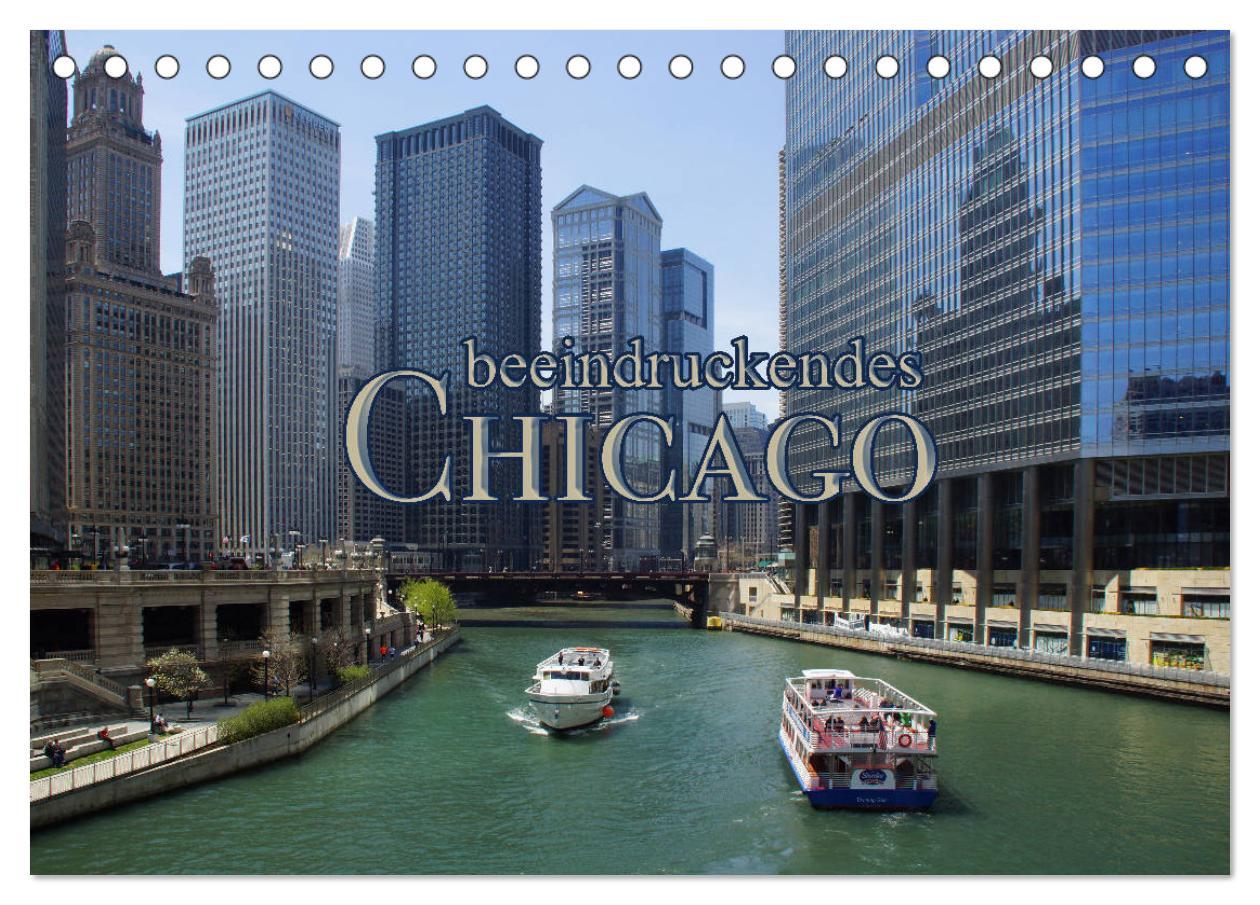 Cover: 9783435275151 | beeindruckendes Chicago (Tischkalender 2025 DIN A5 quer), CALVENDO...