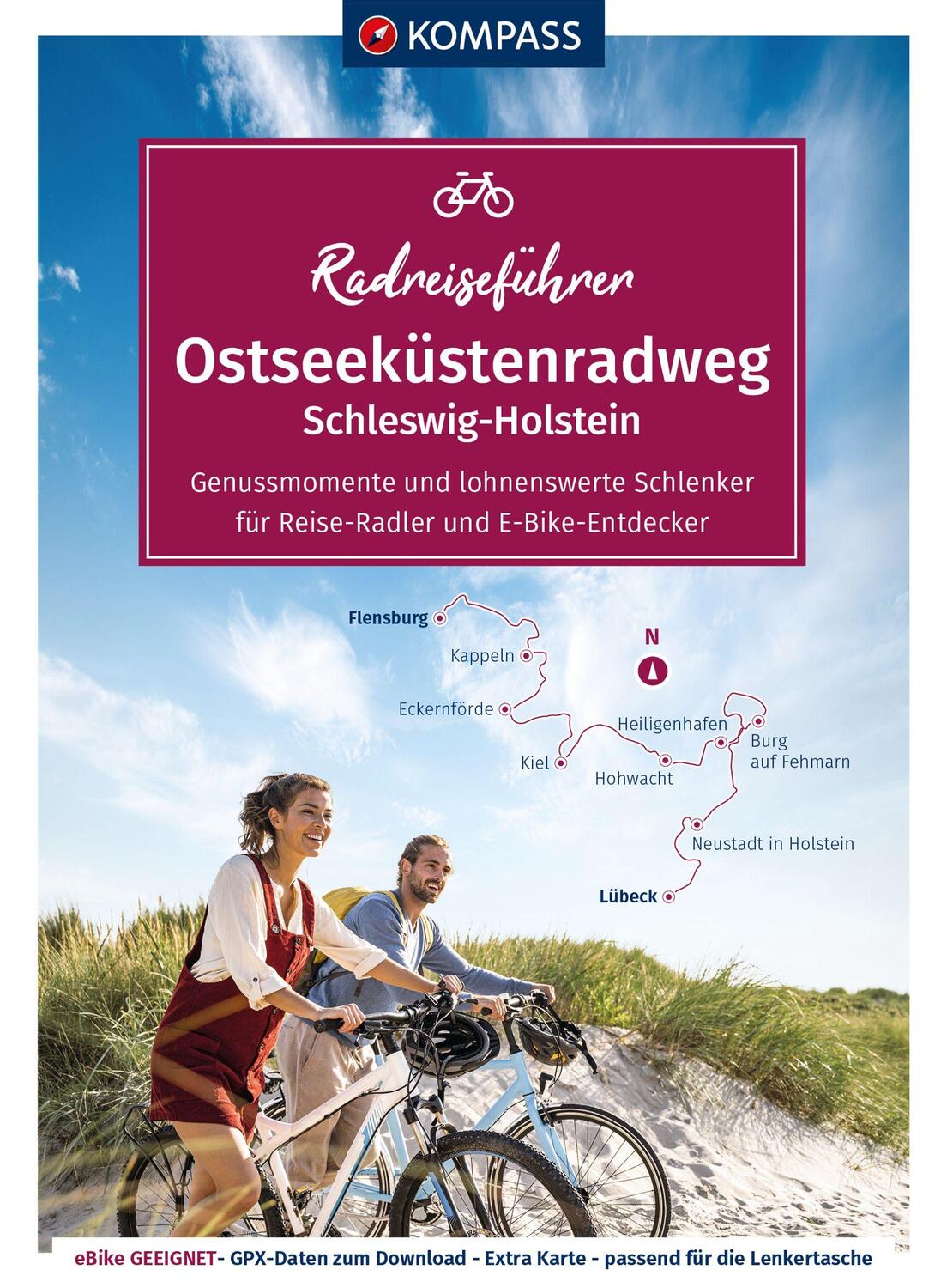Cover: 9783991213192 | KOMPASS Radreiseführer Ostseeküstenradweg Schleswig Holstein | GmbH