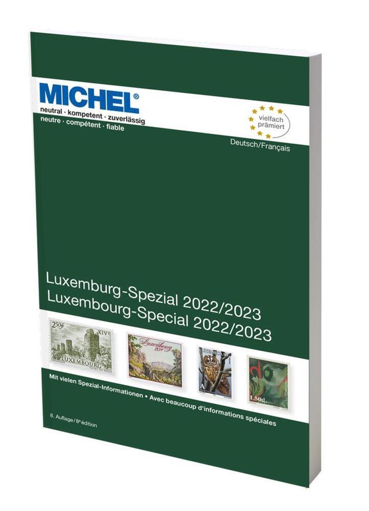 Cover: 9783954023981 | Luxemburg-Spezial 2022/2023 | Deutsch/Französisch | MICHEL-Redaktion
