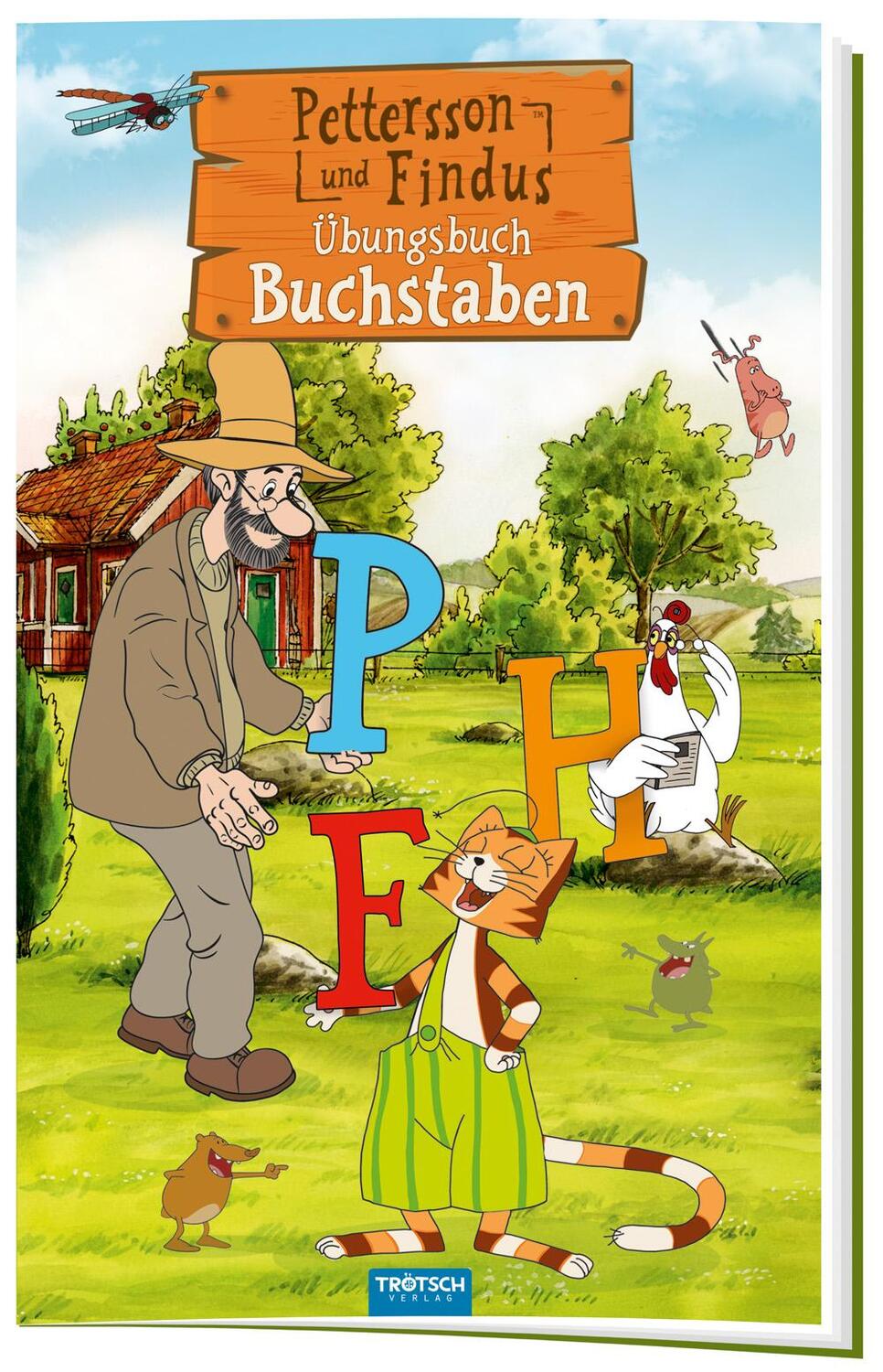 Cover: 9783965523388 | Trötsch Pettersson und Findus Buchstaben Übungsbuch | Co.KG | Buch
