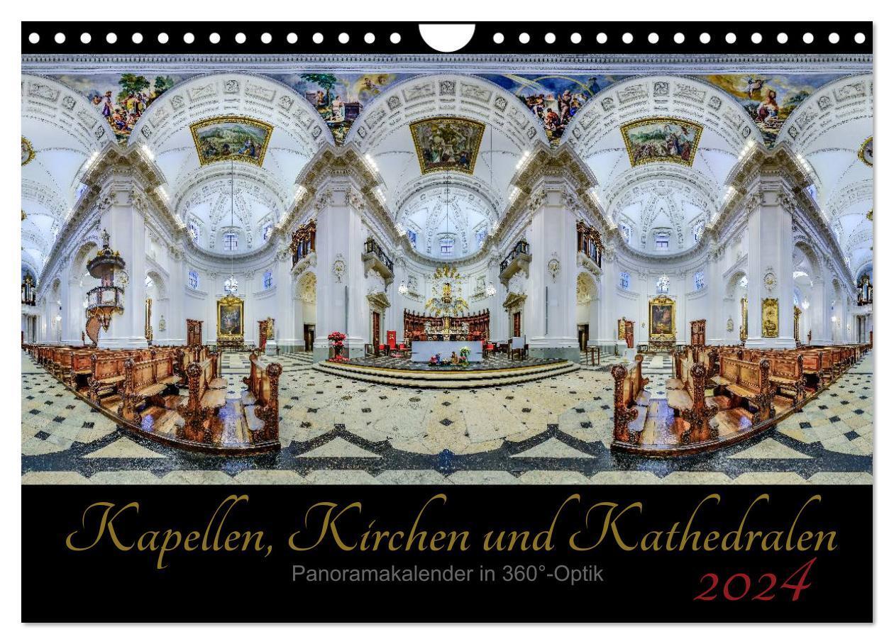 Cover: 9783383260292 | Kapellen, Kirchen und Kathedralen 2024 (Wandkalender 2024 DIN A4...