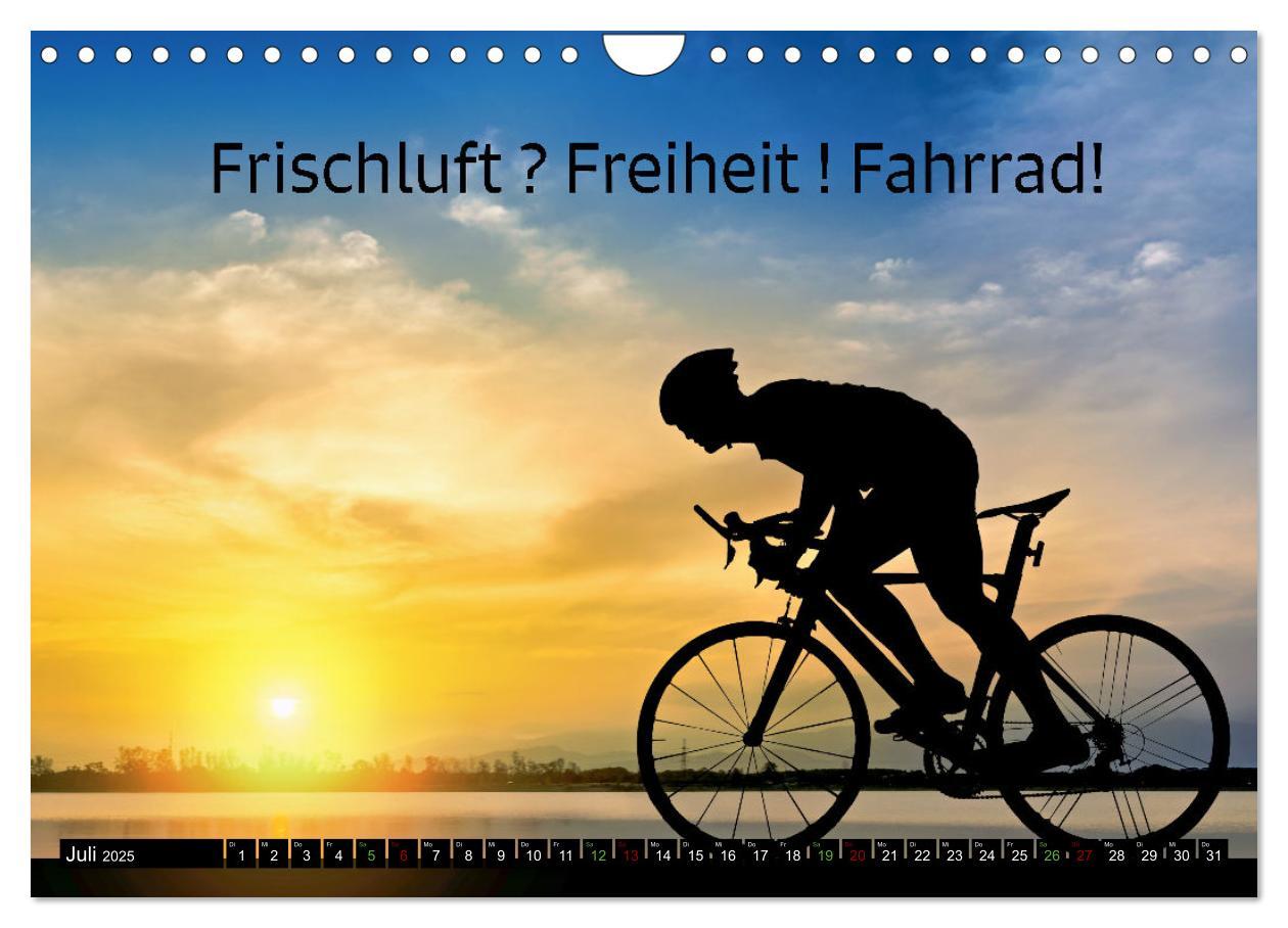 Bild: 9783383792526 | Faszination Fahrrad - coole Sprüche (Wandkalender 2025 DIN A4...