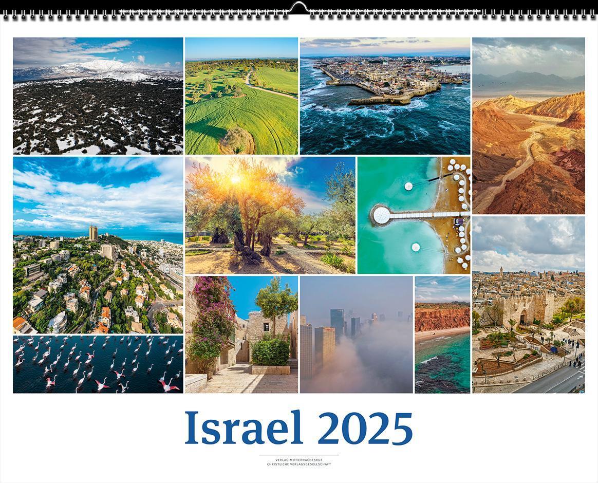 Cover: 9783863539603 | Israelkalender 2025 White Version | Kalender | 13 S. | Deutsch | 2025