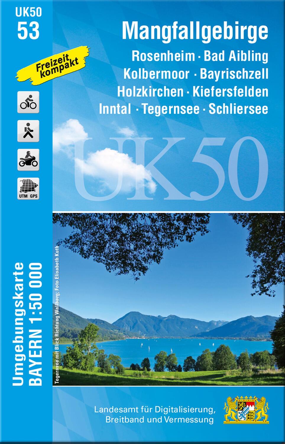 Cover: 9783899337884 | Mangfallgebirge 1 : 50 000 (UK50-53) | (Land-)Karte | Deutsch | 2019