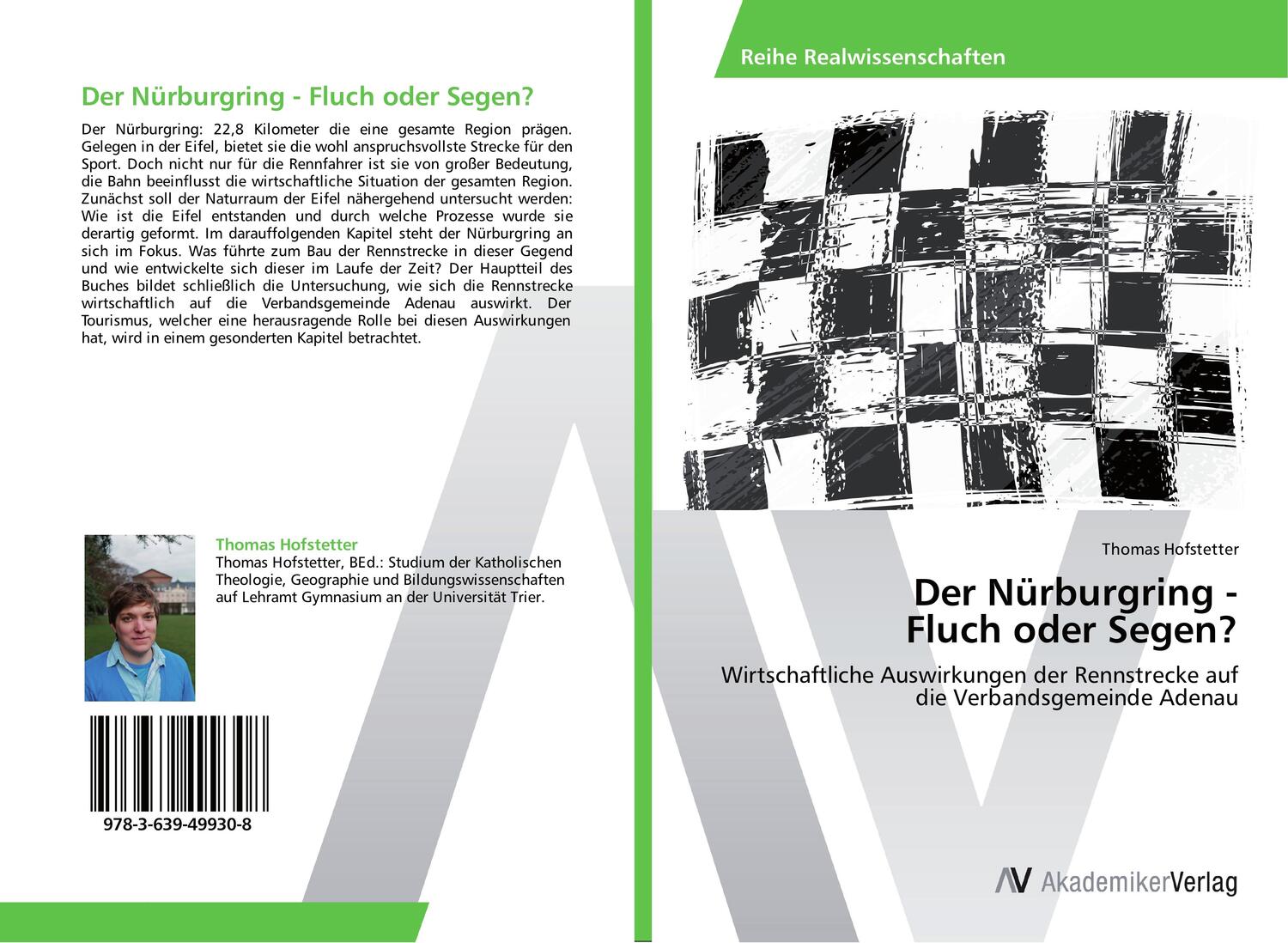 Cover: 9783639499308 | Der Nürburgring - Fluch oder Segen? | Thomas Hofstetter | Taschenbuch