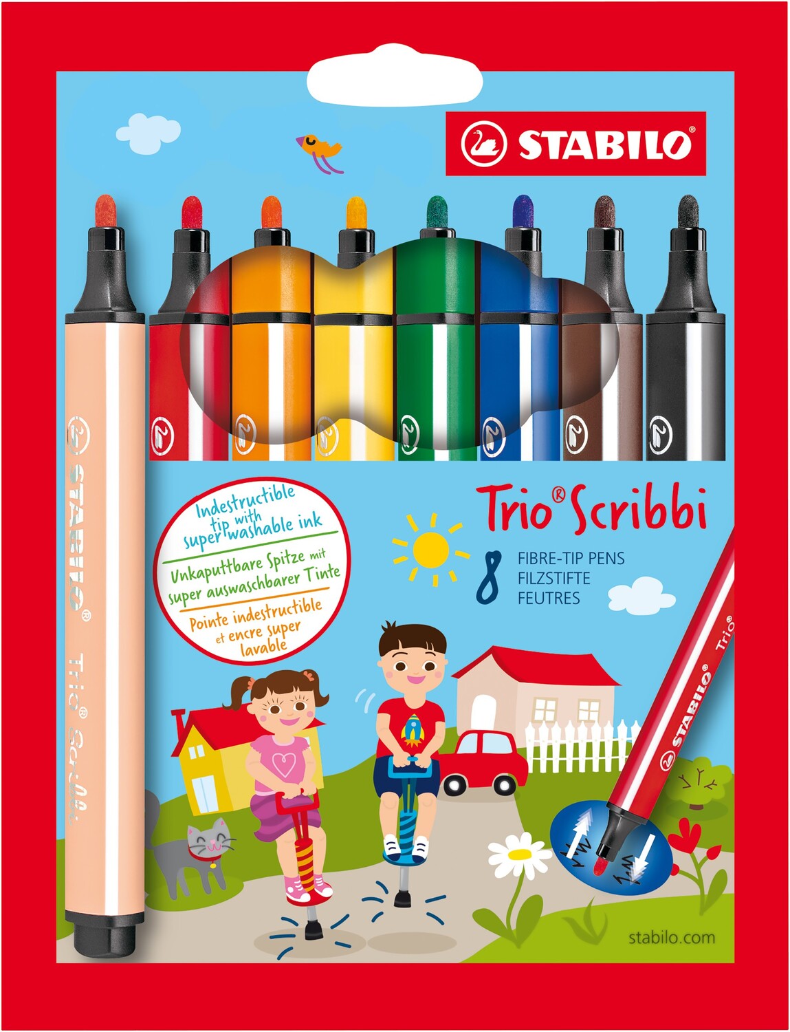 Cover: 4006381343626 | STABILO Trio Scribbi | Deutsch | 2018 | Stabilo International GmbH