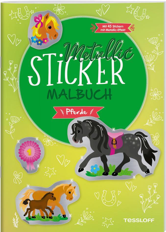 Cover: 9783788645779 | Metallic-Sticker Malbuch. Pferde | Broschüre | 32 S. | Deutsch | 2023