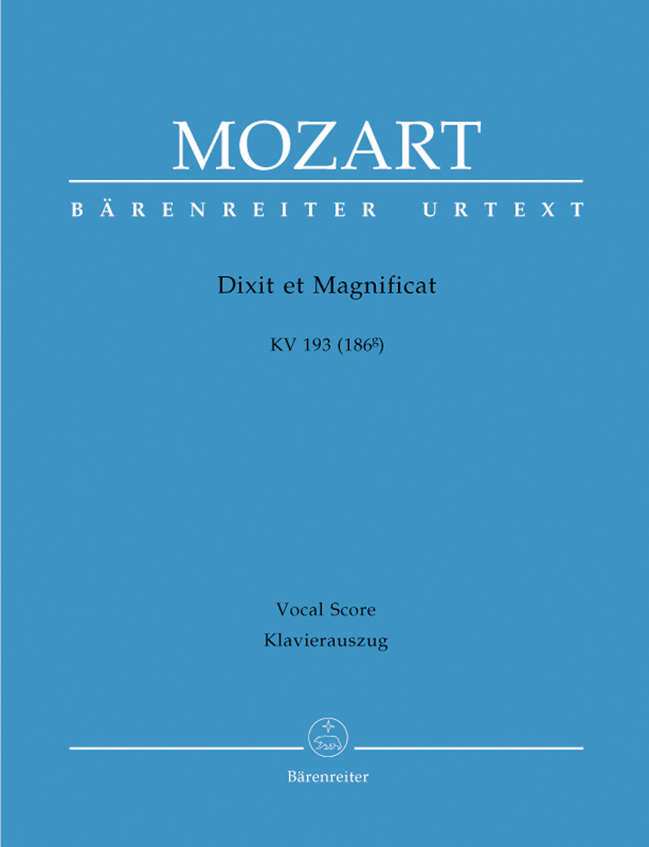 Cover: 9790006468171 | Dixit et Magnificat KV 193 (186g) | Bärenreiter Urtext | Mozart | 2019