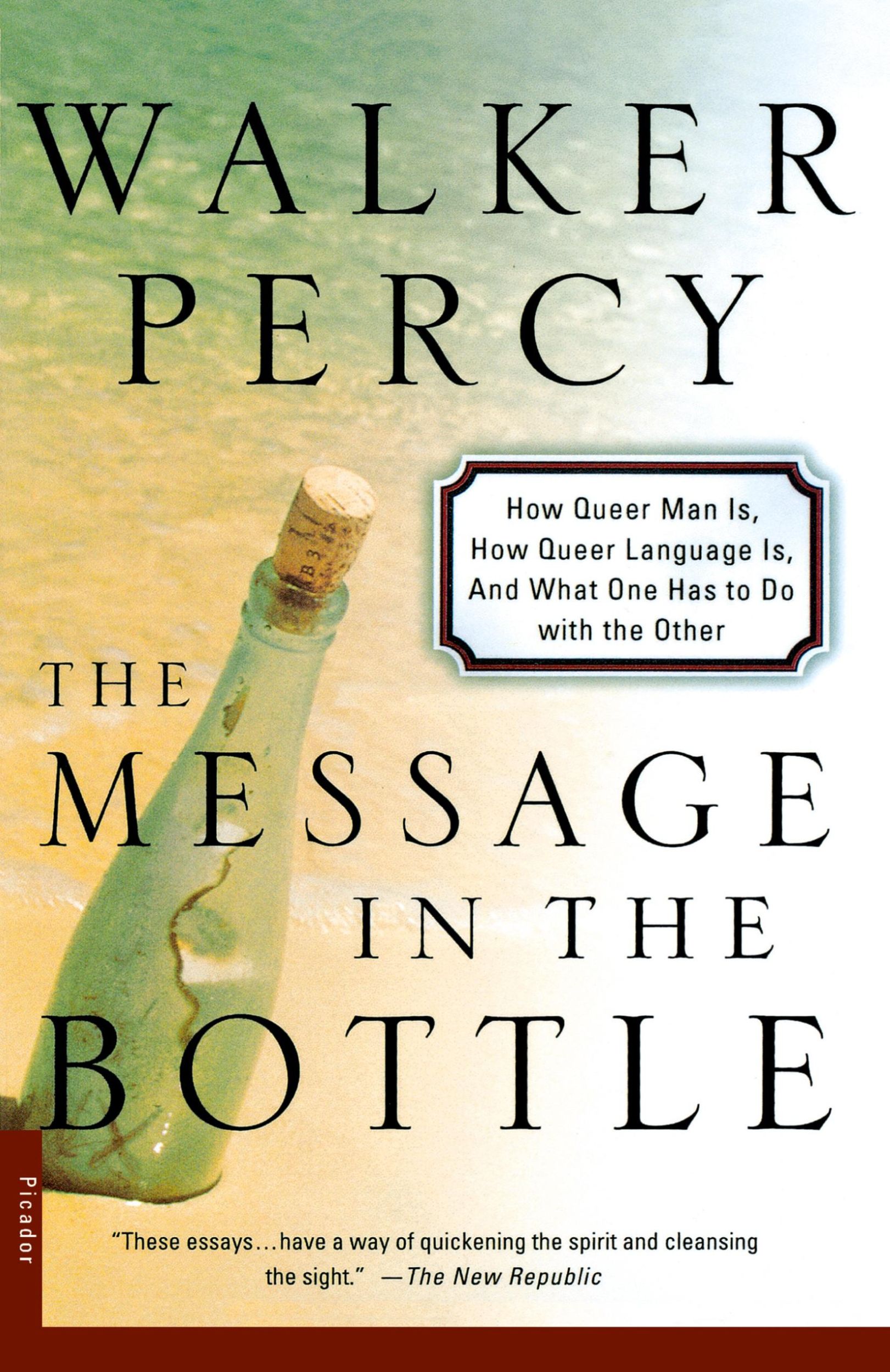 Cover: 9780312254018 | The Message in the Bottle | Walker Percy | Taschenbuch | Englisch