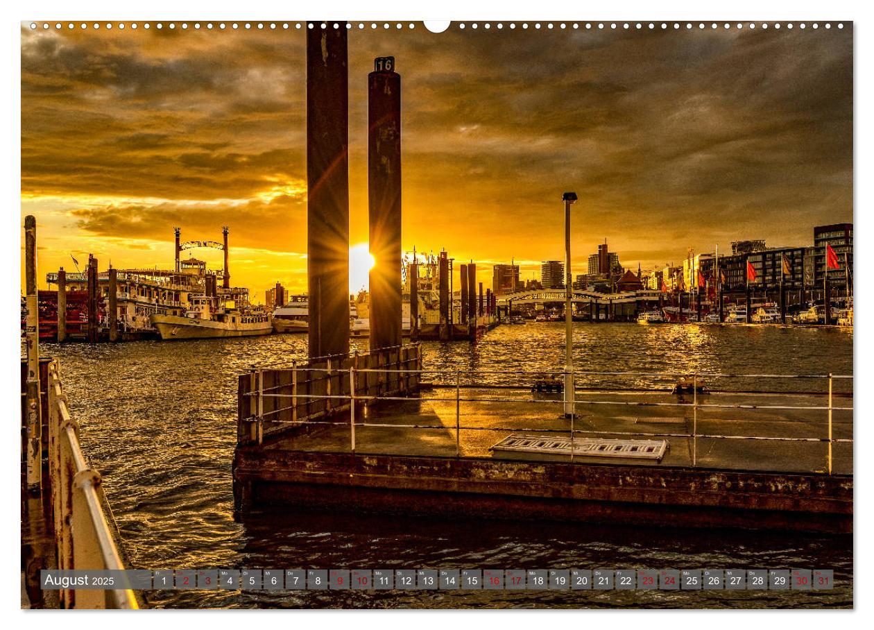 Bild: 9783435184538 | Hamburg City Vibes (Wandkalender 2025 DIN A2 quer), CALVENDO...