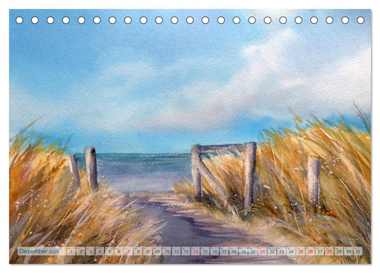 Bild: 9783435260843 | Heiligenhafen in Aquarell (Tischkalender 2025 DIN A5 quer),...