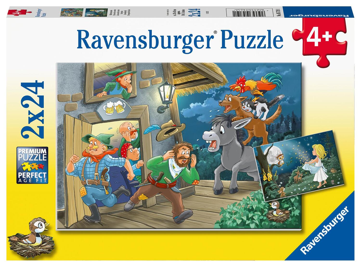 Cover: 4005556057191 | Ravensburger Kinderpuzzle - 05719 Märchenstunde - 2x24 Teile Puzzle...