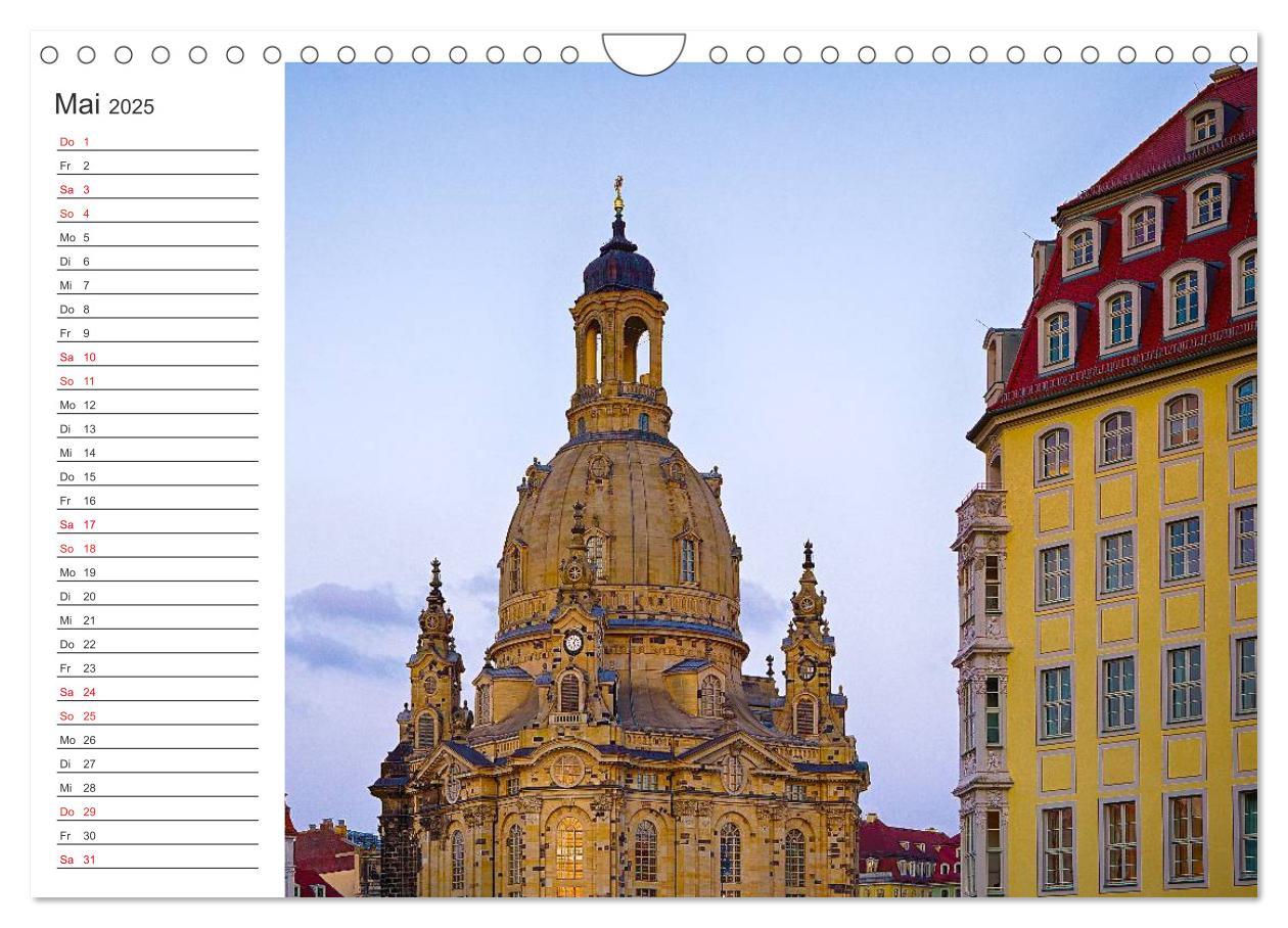 Bild: 9783435533756 | Dresden - Die Frauenkirche (Wandkalender 2025 DIN A4 quer),...