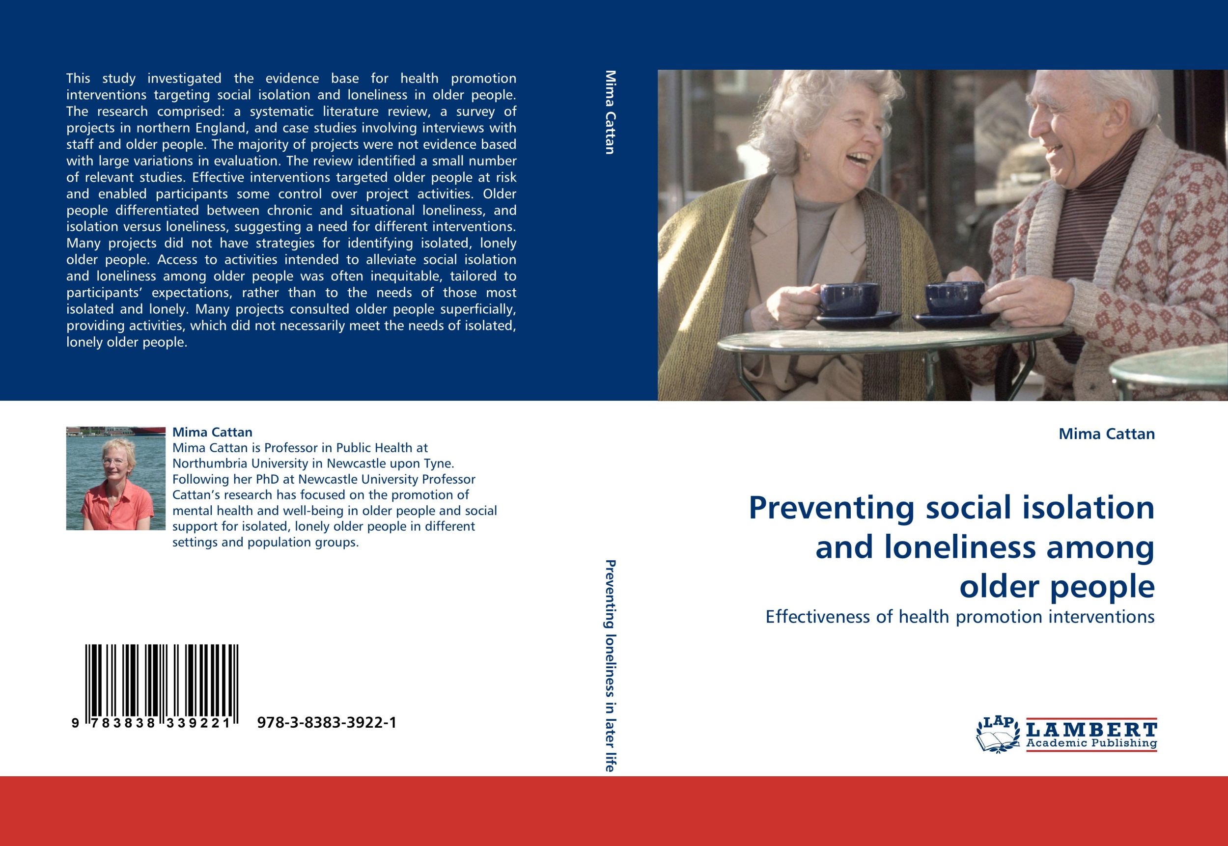 Cover: 9783838339221 | Preventing social isolation and loneliness among older people | Cattan