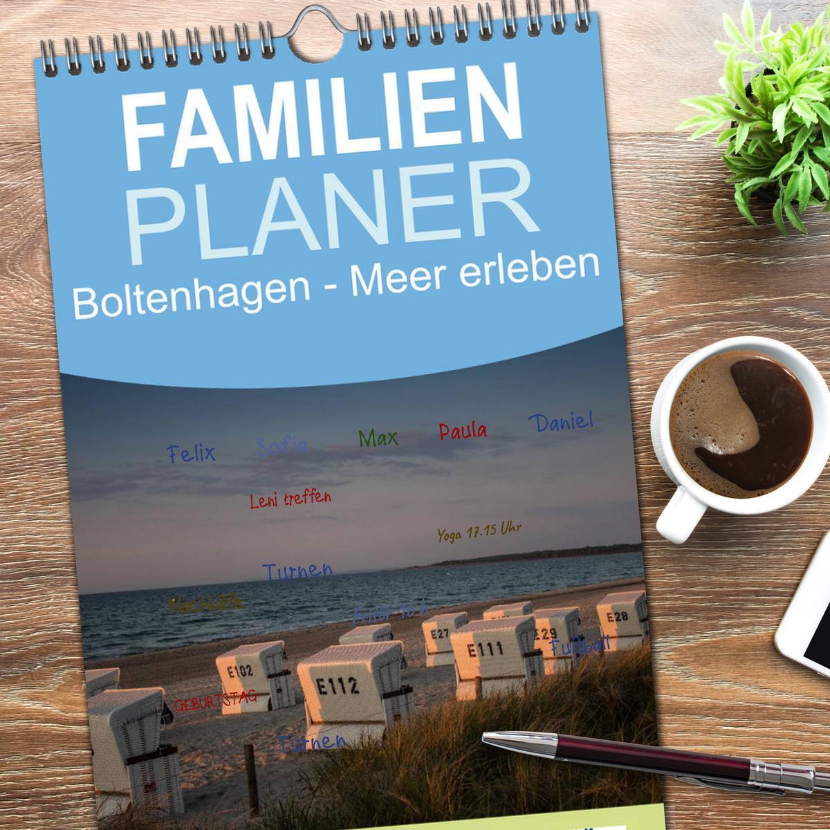 Bild: 9783457110737 | Familienplaner 2025 - Boltenhagen - Meer erleben mit 5 Spalten...