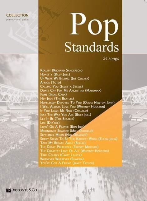 Cover: 9788863881004 | Pop Standards | 24 Songs. Klavier und Gesang. Songbook. | Buch | Buch