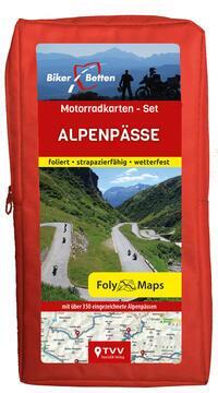 Cover: 9783965990456 | Motorradkarten-Set Alpenpässe | (Land-)Karte | SET | Deutsch | 2024