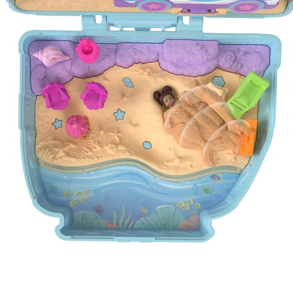 Bild: 194735173808 | Polly Pocket Seaside Puppy Ride | Stück | Blister | HRD36 | Mattel