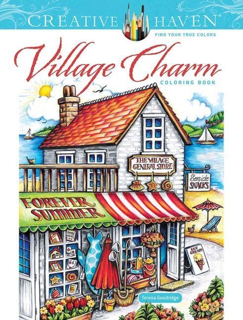 Cover: 9780486849676 | Creative Haven Village Charm Coloring Book | Teresa Goodridge | Buch