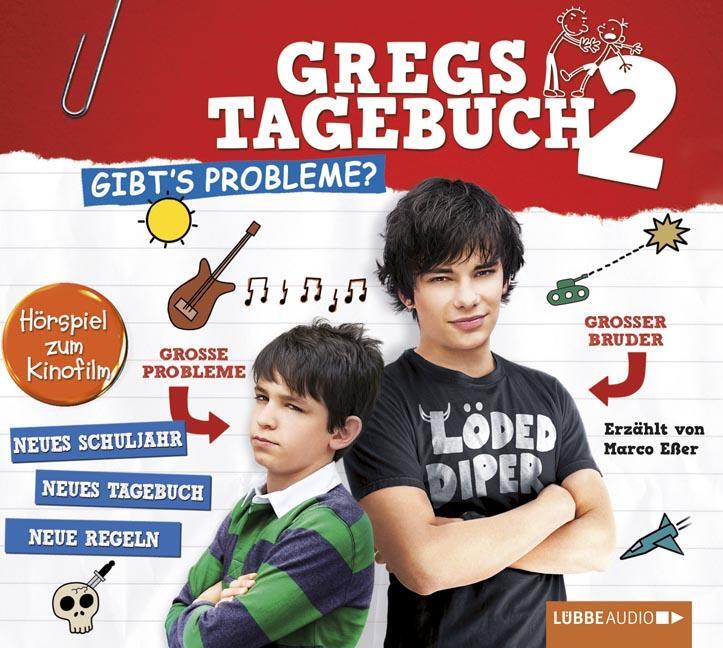 Cover: 9783785747438 | Gregs Film-Tagebuch 2 - Gibt's Probleme? | Filmhörspiel. | Jeff Kinney