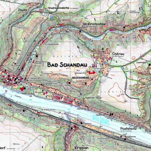 Bild: 9783910181151 | Bad Schandau und Umgebung 1 : 10 000 | Rolf Böhm | (Land-)Karte | 2017