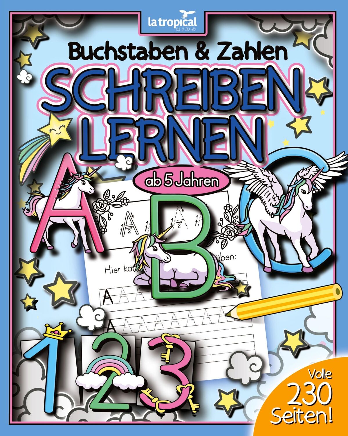 Cover: 9783969080207 | Buchstaben und Zahlen schreiben lernen ab 5 Jahren | David Ludwig