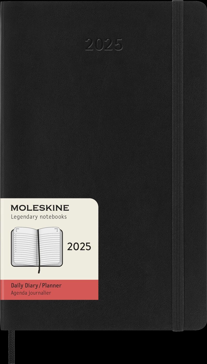 Bild: 8056999270162 | Moleskine 12 Monate Tagesnotizkalender 2025, L/A5, 1 Tag = 1 Seite,...