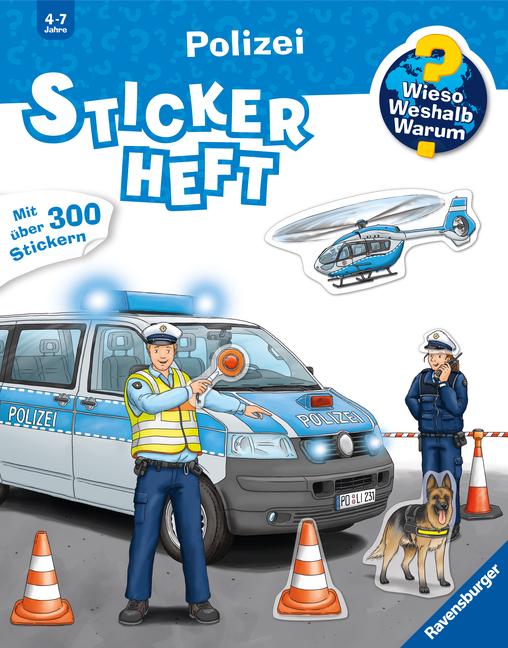 Cover: 9783473329427 | Wieso? Weshalb? Warum? Stickerheft: Polizei | Oliver Kockmann | Buch