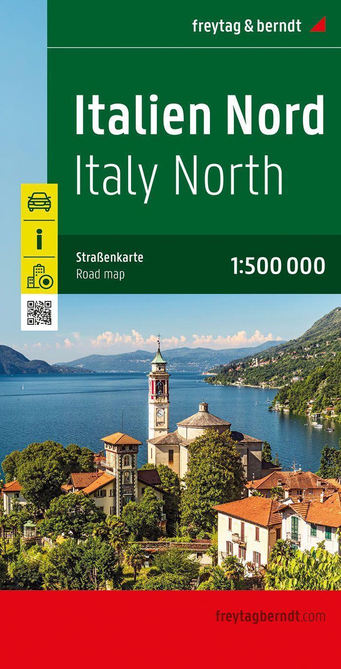 Cover: 9783707922134 | Italien Nord, Straßenkarte 1:500.000, freytag & berndt | Berndt | 2023