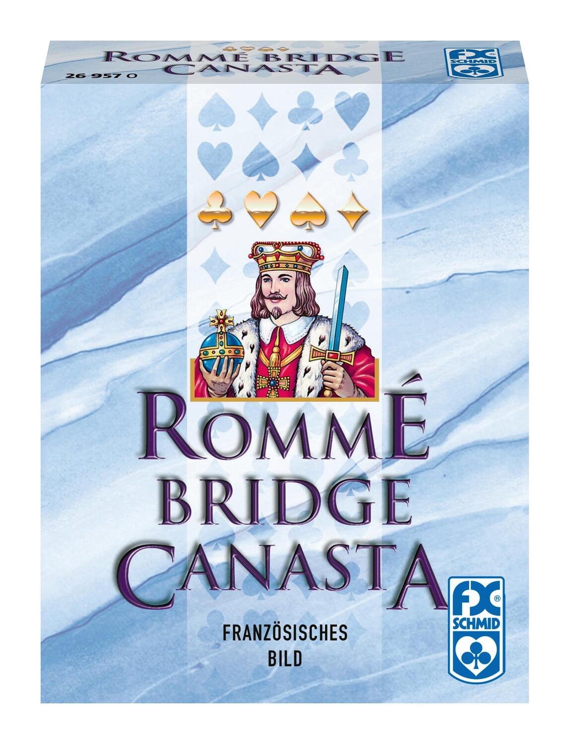 Cover: 4005556269570 | Rommé Bridge Canasta | Spiel | Deutsch | 2021 | Ravensburger