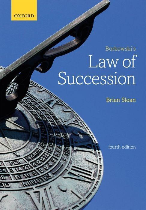 Cover: 9780198850281 | Borkowski's Law of Succession | Brian Sloan | Taschenbuch | Englisch