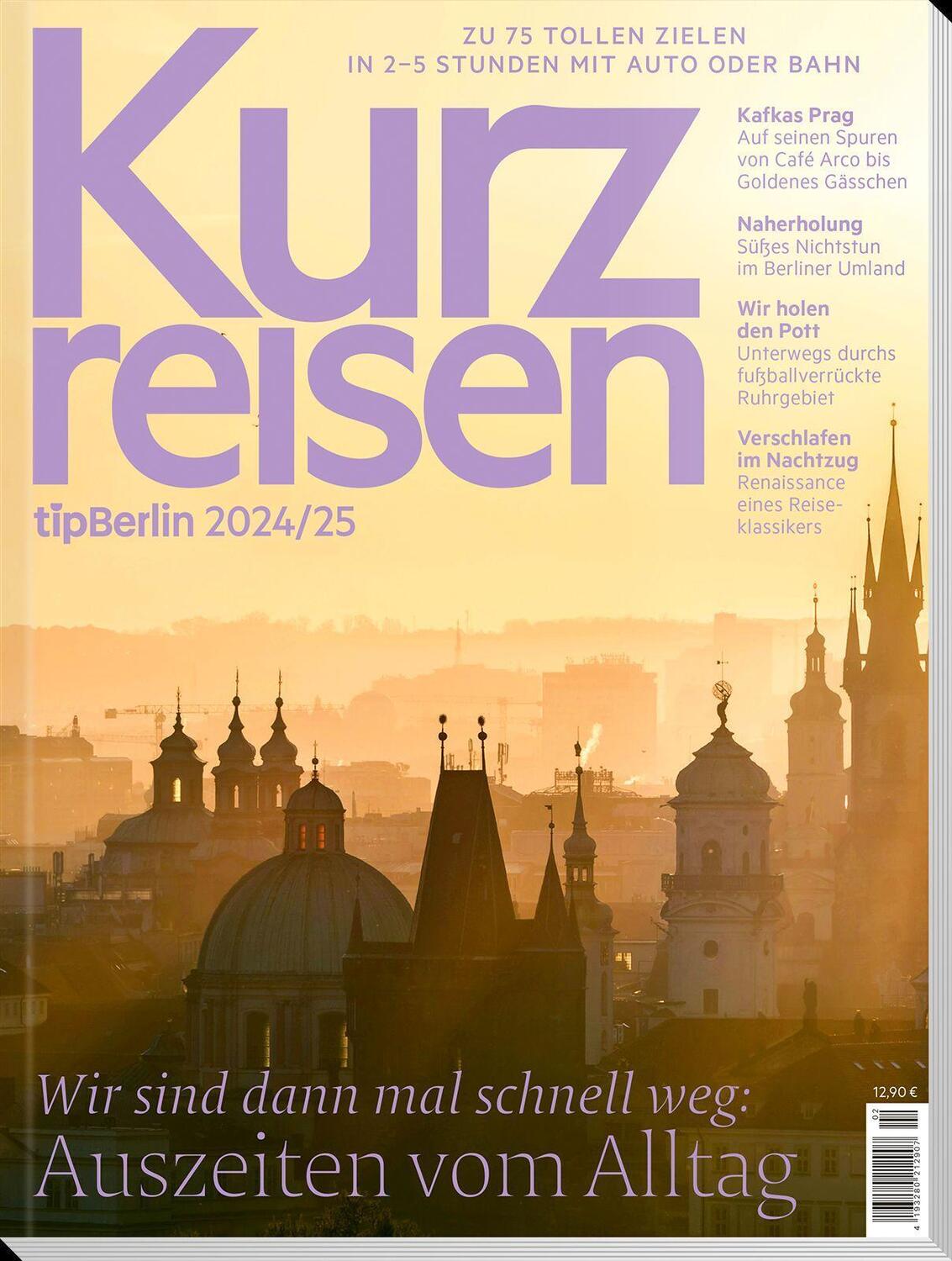 Cover: 9783946631606 | Kurzreisen 2024/25 | Tip Berlin Media Group GmbH | Taschenbuch | 2024