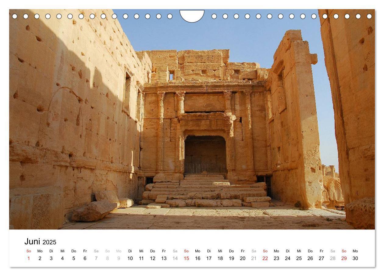 Bild: 9783435569885 | Syrien - verlorene Schätze (Wandkalender 2025 DIN A4 quer),...