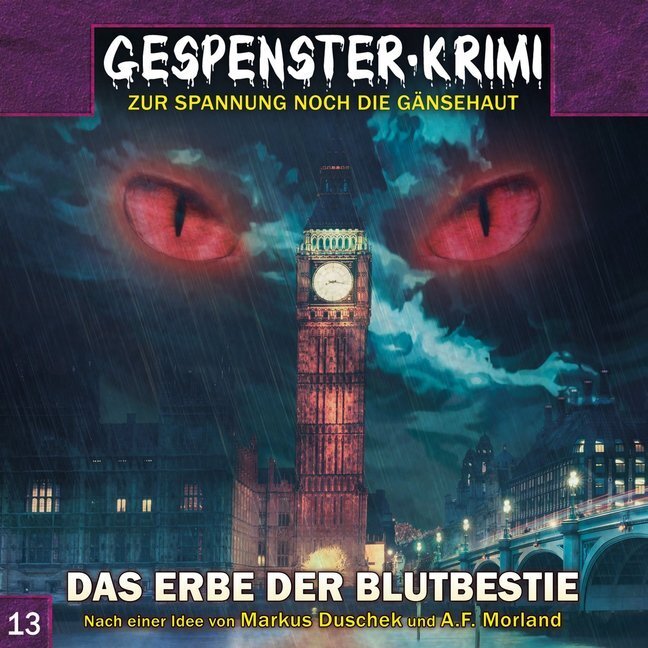 Cover: 9783945757604 | Gespenster-Krimi - Das Erbe der Blutbestie, 1 Audio-CD | Markus | CD