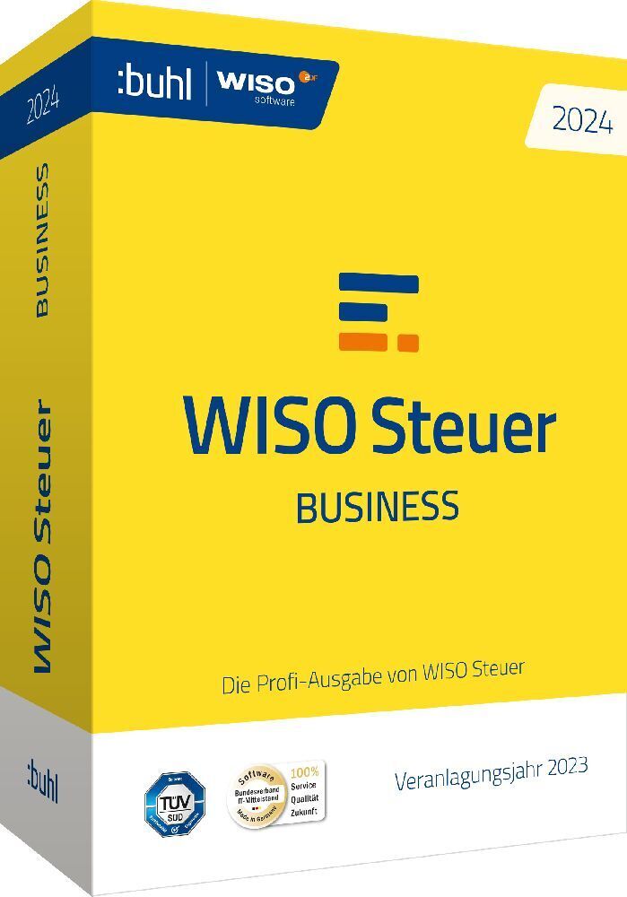 Bild: 4011282005443 | WISO Steuer-Business 2024, 1 CD-ROM | CD-ROM | 780 S. | Deutsch | 2023