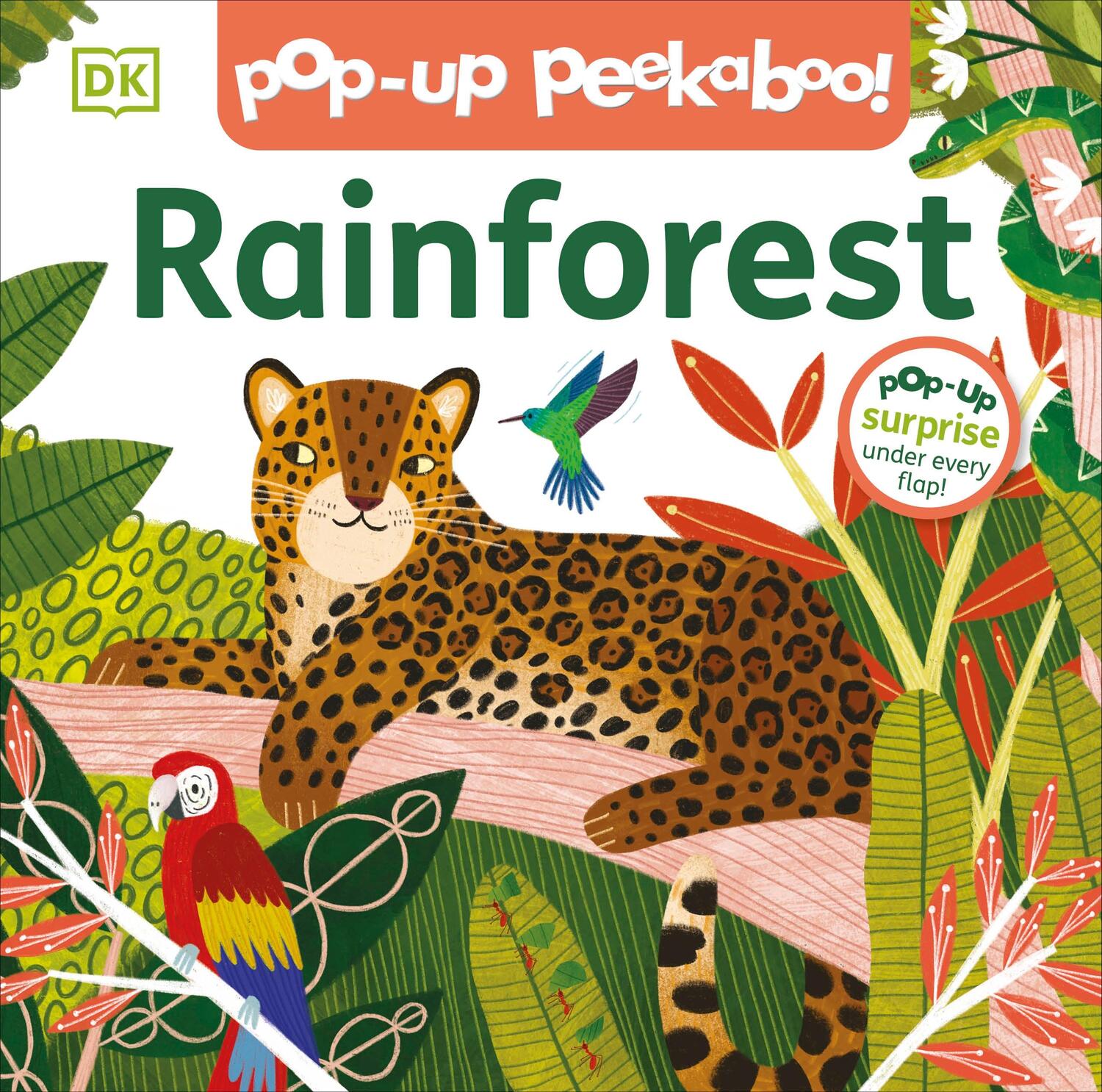 Cover: 9780241563380 | Pop-Up Peekaboo! Rainforest | Pop-Up Surprise Under Every Flap! | DK