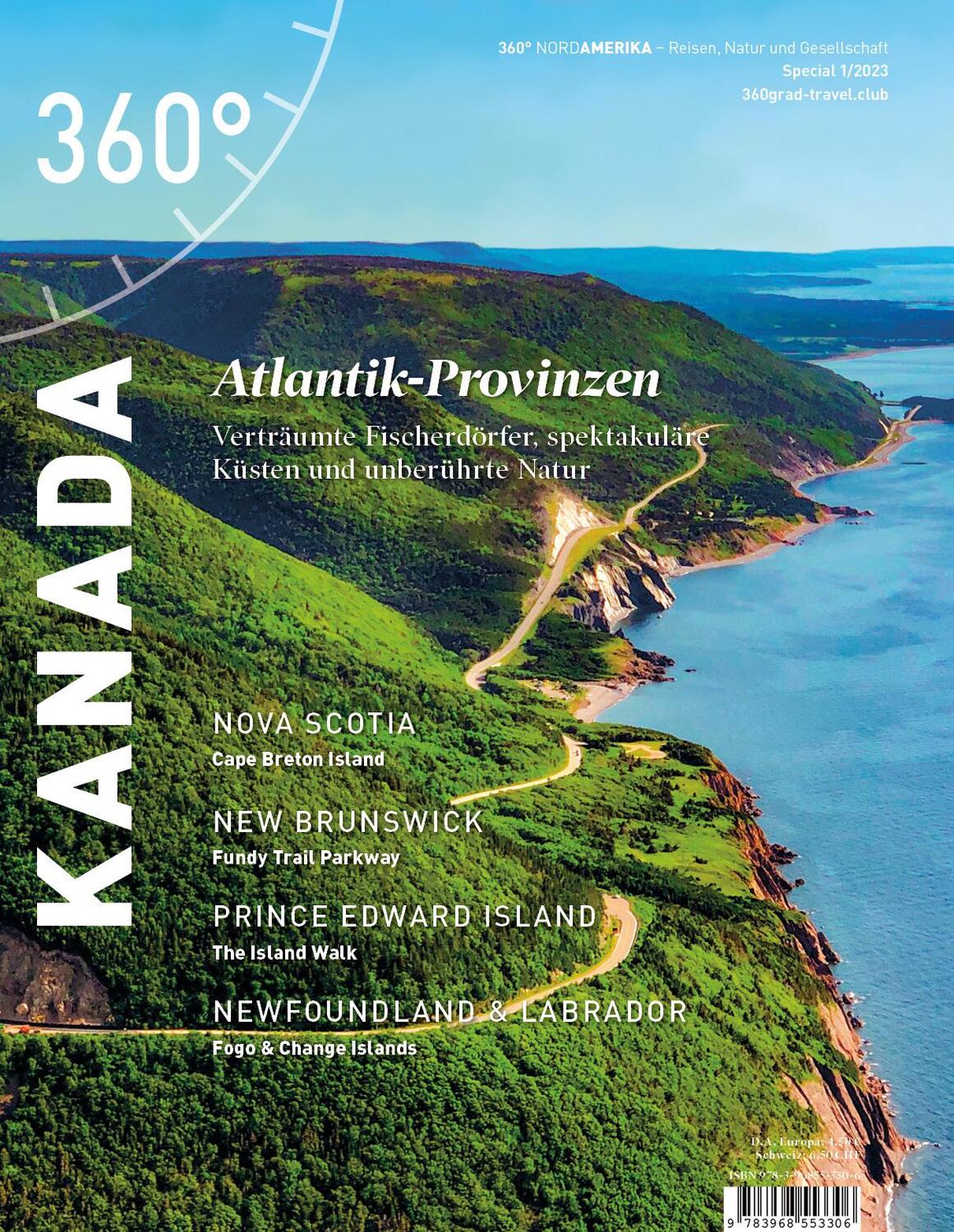 Cover: 9783968553306 | 360° Kanada - Special Atlantik Provinzen | 360° medien | Broschüre