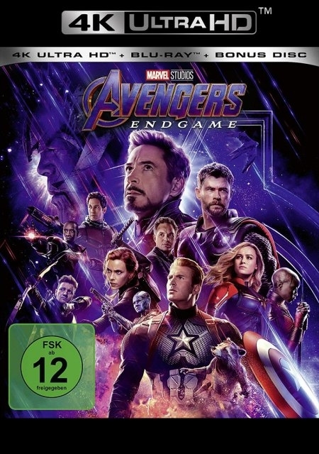 Cover: 8717418551650 | Avengers - Endgame | 4K Ultra HD Blu-ray + Blu-ray | Russo (u. a.)