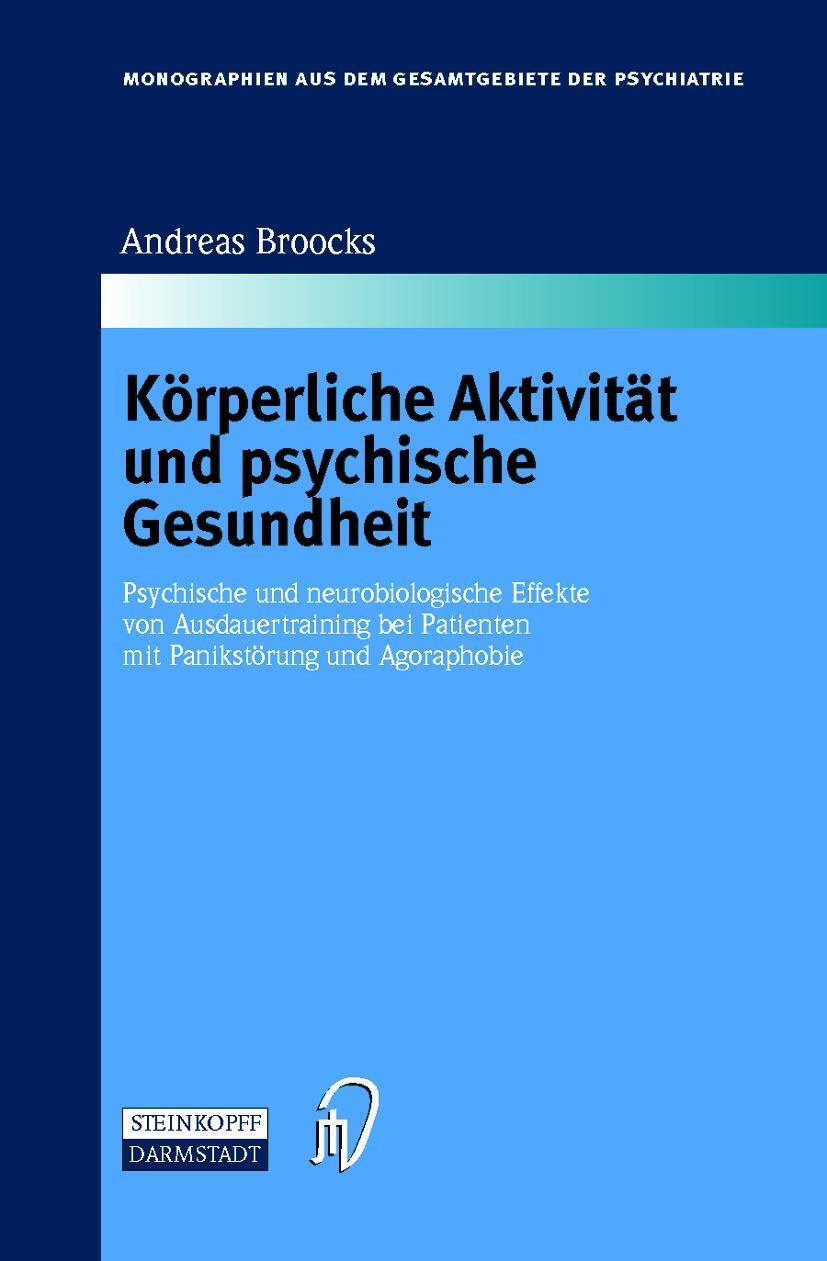 Cover: 9783798512405 | Körperliche Aktivität und psychische Gesundheit | Andreas Broocks